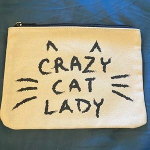 Mulberry and grand. Crazy cat lady pouch